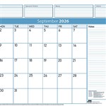 SASCO 10552RFL DELUXE REFILL PACK 12 SHEETS DESK PLANNER MONTH TO VIEW