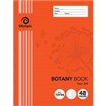 OLYMPIC T2Y43 BOTANY BOOK QLD RULING YEAR 34 55GSM 48 PAGE 225 X 175MM