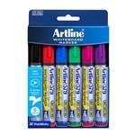 ARTLINE 579 WHITEBOARD MARKER CHISEL 5MM ASSORTED WALLET 6