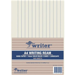 WRITING PAPER BOND 14MM RULED LANDSCAPE 500 SHEETS NOT DOTTED