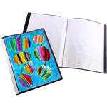 PRESENTATION DISPLAY BOOK A3 20P INSERT FRONT COVER BLACK