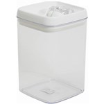 CONNOISSEUR FLIPTITE CANISTER SQUARE 33 LITRE CLEAR