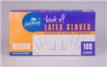 GLOVES LATEX MEDIUM BOX 100