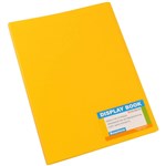 BANTEX TROPICAL DISPLAY BOOK NONREFILLABLE 20 POCKET A4 BANANA