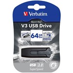 VERBATIM STORENGO V3 USB DRIVE 64GB GREY