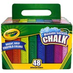 CRAYOLA WASHABLE SIDEWALK CHALK ASSORTED PACK 48