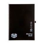 SPIRAX P703 MEETING BOOK SPIRAL BOUND A4 140 PAGE BLACK