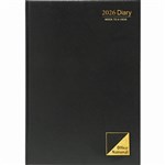 OFFICE NATIONAL 57ECPBKON DIARY  WEEK TO VIEW A5 BLACK