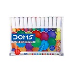 DOMS MINI WATERCOLOUR COLOURED MARKERS PACK 12