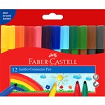 FABERCASTELL JUMBO CONNECTOR PENS ASSORTED PACK 12