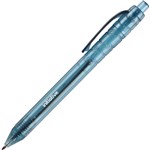 INITIATIVE ECOWISE RECYCLED RETRACTABLE BALLPOINT PEN 10MM BLUE BOX 12