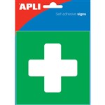 APLI FIRST AID SELF ADHESIVE SIGN 114 X 114MM