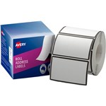 AVERY 937112 BORDER LABEL WHITEBLACK ROLL 500