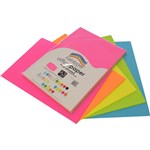 RAINBOW COLOURED A3 COPY PAPER 75GSM 100 SHEETS FLURO ASSORTED