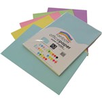 RAINBOW COLOURED A3 COPY PAPER 80GSM 100 SHEETS PASTEL ASSORTED