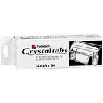CRYSTALTABS TWINLOCK TABS CLEAR BOX 50
