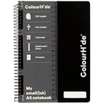 COLOURHIDE MY SMALL NOTEBOOK 200 PAGE A5 BLACK