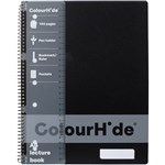 COLOURHIDE LECTURE NOTEBOOK 140 PAGE A4 BLACK