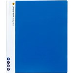 MARBIG DISPLAY BOOK NONREFILLABLE SPINE INSERT 40 POCKET A4 BLUE