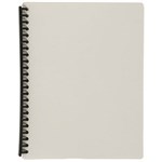 MARBIG DISPLAY BOOK REFILLABLE 20 POCKET A4 GREY