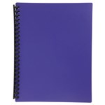 DISPLAY BOOK A4 20 POCKET PURPLE