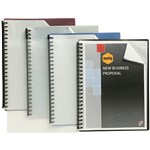 MARBIG DISPLAY BOOK REFILLABLE 20 POCKET A4 CLEARGREY