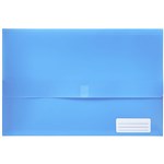 MARBIG POLYPICK DOCUMENT WALLET FOOLSCAP BLUE