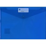 MARBIG DOCULOPE WALLET BUTTON CLOSURE A4 BLUE