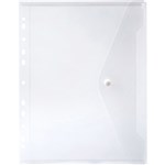 MARBIG BINDER POCKET BUTTON CLOSURE A4 CLEAR