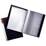 MARBIG CLEARVIEW DISPLAY BOOK NONREFILABLE 24 POCKET A4 BLACK