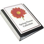 MARBIG CLEARVIEW DISPLAY BOOK NONREFILABLE 100 POCKET A4 BLACK