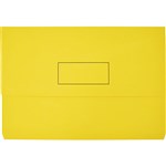 MARBIG SLIMPICK DOCUMENT WALLET FOOLSCAP YELLOW