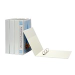 MARBIG INSERT RING BINDER PVC LANDSCAPE 3D 50MM A3 WHITE