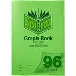 SPIRAX P134 GRAPH BOOK 5MM GRID 96 PAGE A4 GREEN