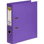 MARBIG LINEN LEVER ARCH FILE PE 75MM A4 PURPLE