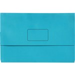 PICTOR MANILLA DOCUMENT WALLET FOOLSCAP BLUE