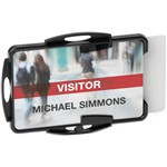 DURABLE ECO ID CARD HOLDER 2 CARD CAPACITY BLACK PACK 10