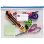 MARBIG CLEAR CASE WALLET ZIP CLOSURE A5 ASSORTED