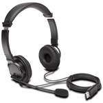 KENSINGTON HIFI USB HEADPHONES WITH MICROPHONE BLACK