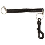 REXEL ID SPIRAL CORD WITH KEY RING HEAVY DUTY BLACK