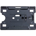 REXEL ID CARD HOLDER WITH ADJUSTABLE POCKET CLIP BLACK PACK 10