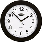 CARVEN CLASSIC WALL CLOCK 250MM BLACK FRAME