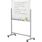 QUARTET PENRITE SLIMLINE PORCELAIN MOBILE WHITEBOARD 1500 X 1200MM