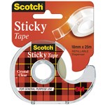 SCOTCH 502 STICKY TAPE 18MM X 25M HANGSELL