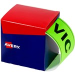 AVERY 932607 STATE IDENTIFICATION LABELS VIC 100 X 1504MM FLURO GREEN PACK 500