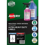 AVERY 959244 ULTRA HEAVY DUTY LABEL 991 X 139MM WHITE PACK 10