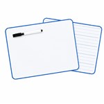 PICTOR MAGNETIC DRY ERASE A4 DOUBLE SIDED 24MM DOTTED THIRDS  PLAIN WHITEBOARD PE INCL BLACK MARKER W922