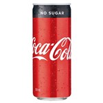 COCA COLA NO SUGAR CAN 250ml