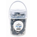 PICTOR FOLDBACK CLIP ASSORTED SIZES TUB 84