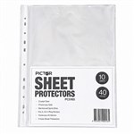 PICTOR SHEET PROTECTOR A4 ECONOMY PACK 10